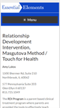 Mobile Screenshot of essentialelementstherapy.com
